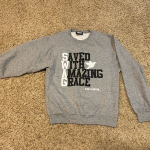 Saved With Amazing Grace Sweatshirt - Brand New